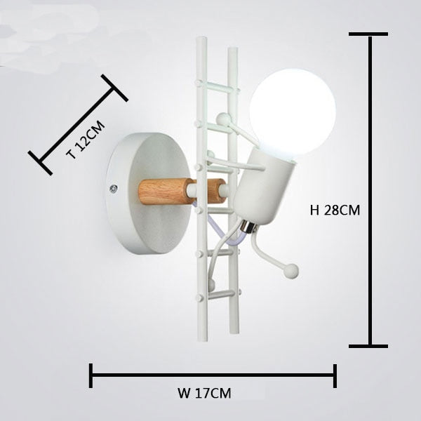 LED Wall Light Art Villain Stairs