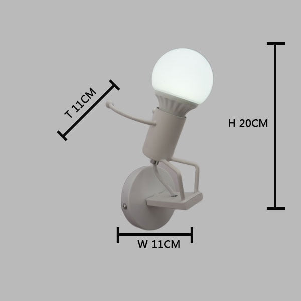 LED Wall Light Art Villain Stairs