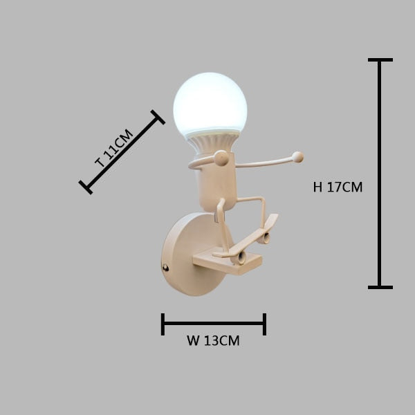 LED Wall Light Art Villain Stairs