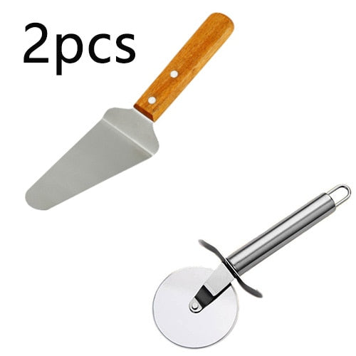 Stainless Steel Pizza Single Wheel Cut Knife