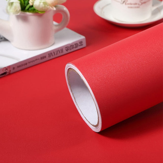 Matt Wallpaper Roll Furniture Stickers