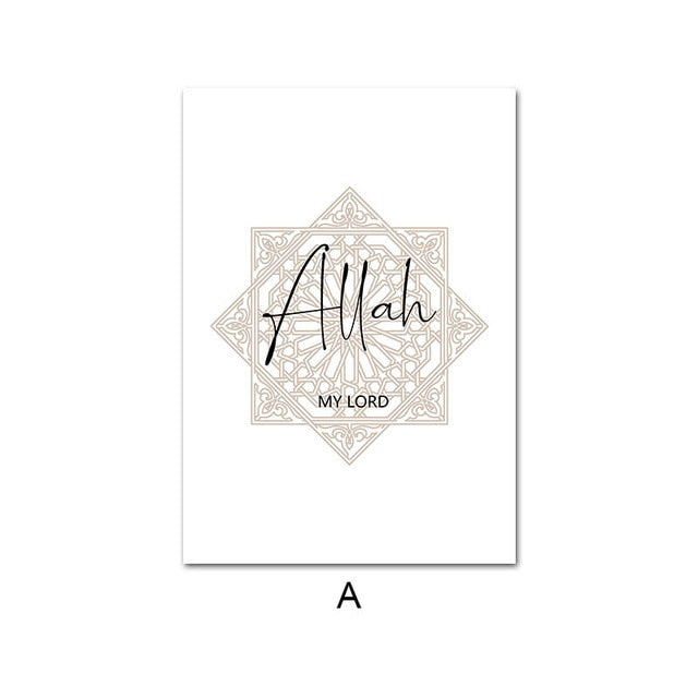 Islamic Architecture Poster Wall Art Canvas