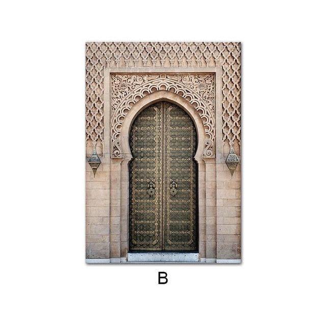 Islamic Architecture Poster Wall Art Canvas