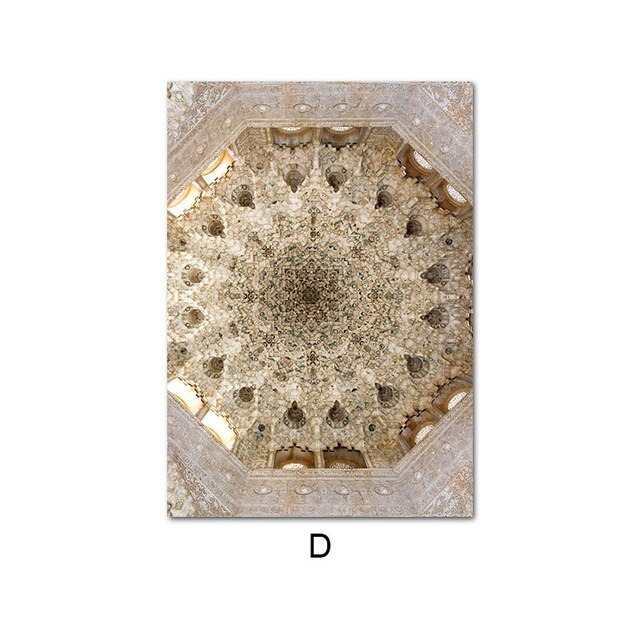 Islamic Architecture Poster Wall Art Canvas