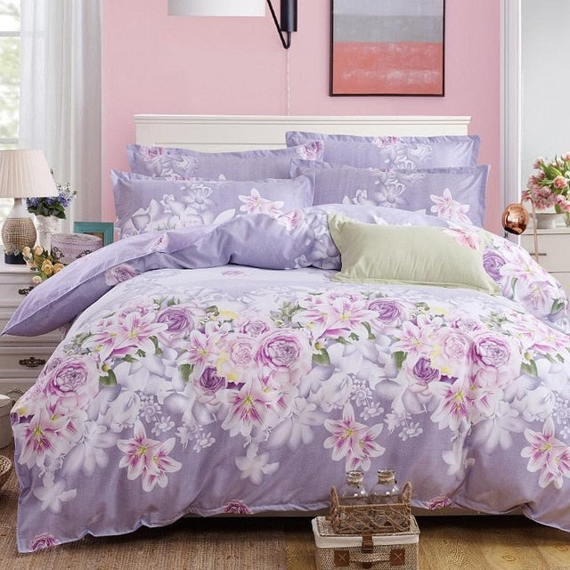 Bed Sheet Pillowcase Comforter Bedding Sets