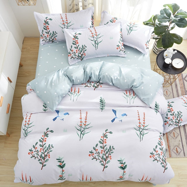Bed Sheet Pillowcase Comforter Bedding Sets