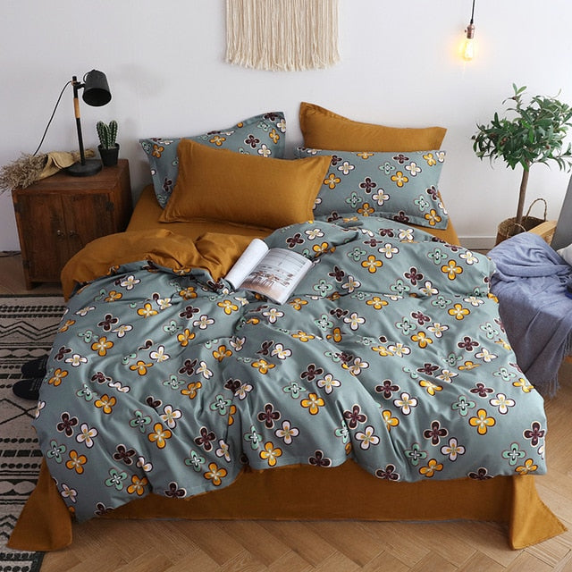Bed Sheet Pillowcase Comforter Bedding Sets