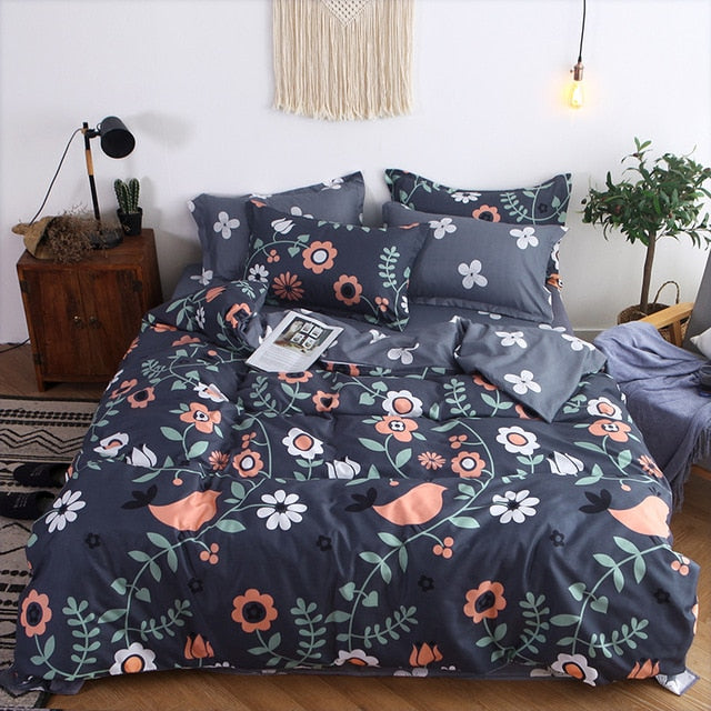 Bed Sheet Pillowcase Comforter Bedding Sets