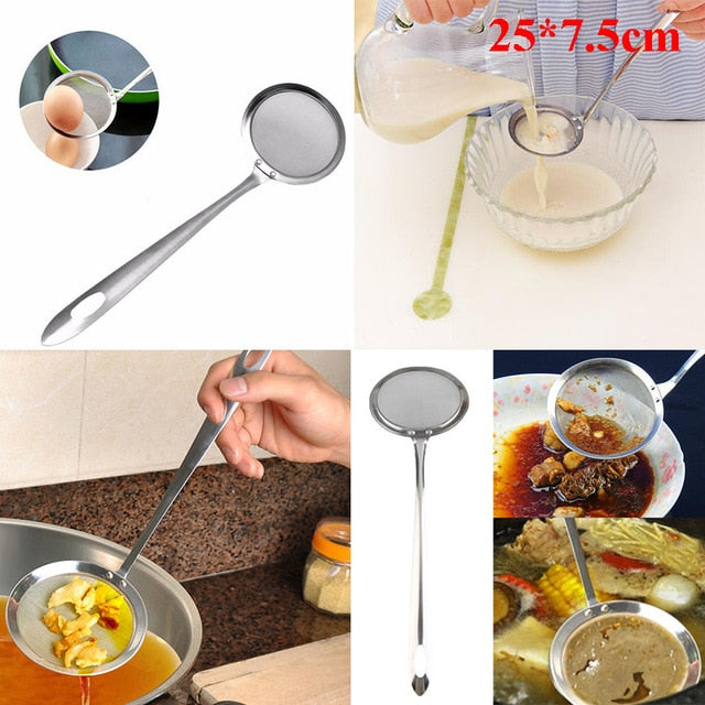 No-stick Drain Colanders Shovel Strainers