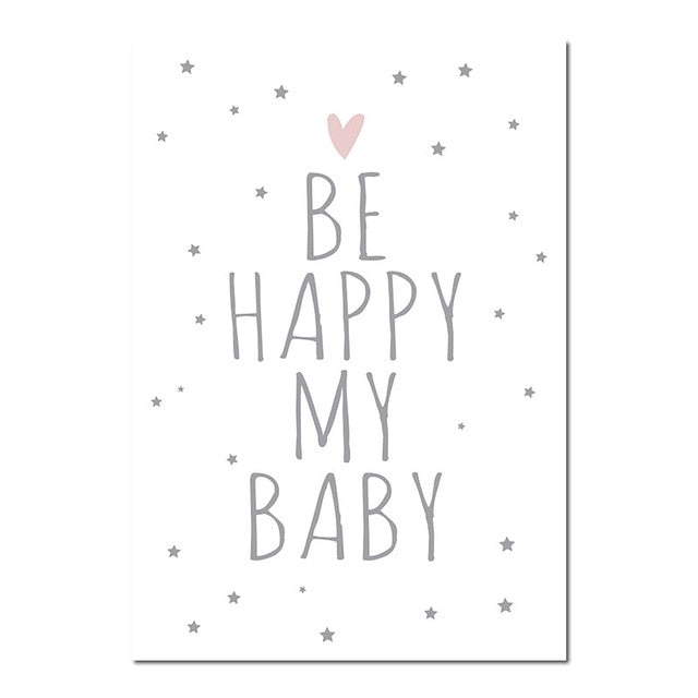 Baby Nursery Wall Art Decoration Children Bedroom