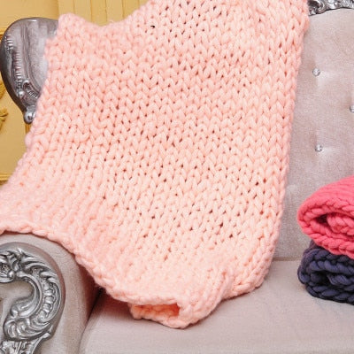 Knitted Plaids Throw Blankets Bed Sofa Covers