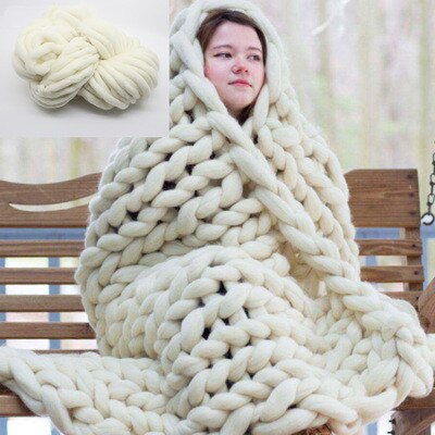 Knitted Plaids Throw Blankets Bed Sofa Covers