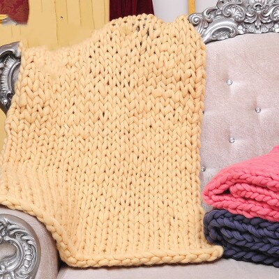 Knitted Plaids Throw Blankets Bed Sofa Covers