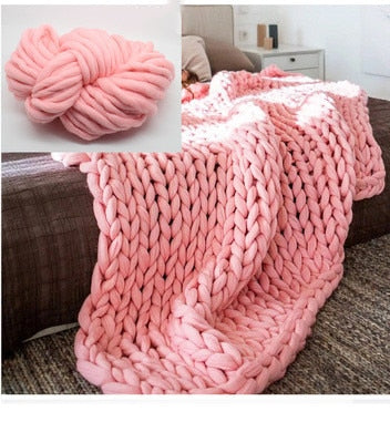 Knitted Plaids Throw Blankets Bed Sofa Covers