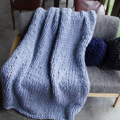 Knitted Plaids Throw Blankets Bed Sofa Covers