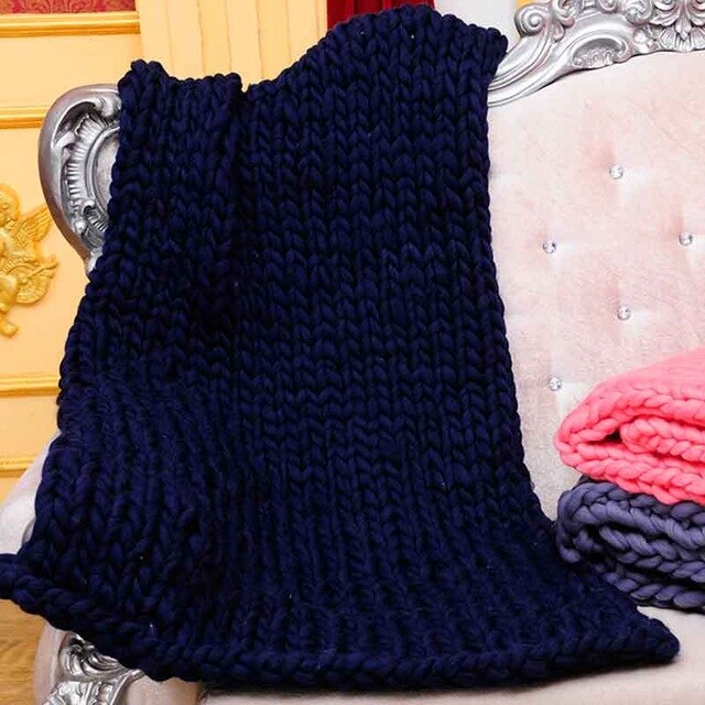 Knitted Plaids Throw Blankets Bed Sofa Covers