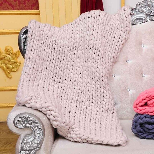 Knitted Plaids Throw Blankets Bed Sofa Covers