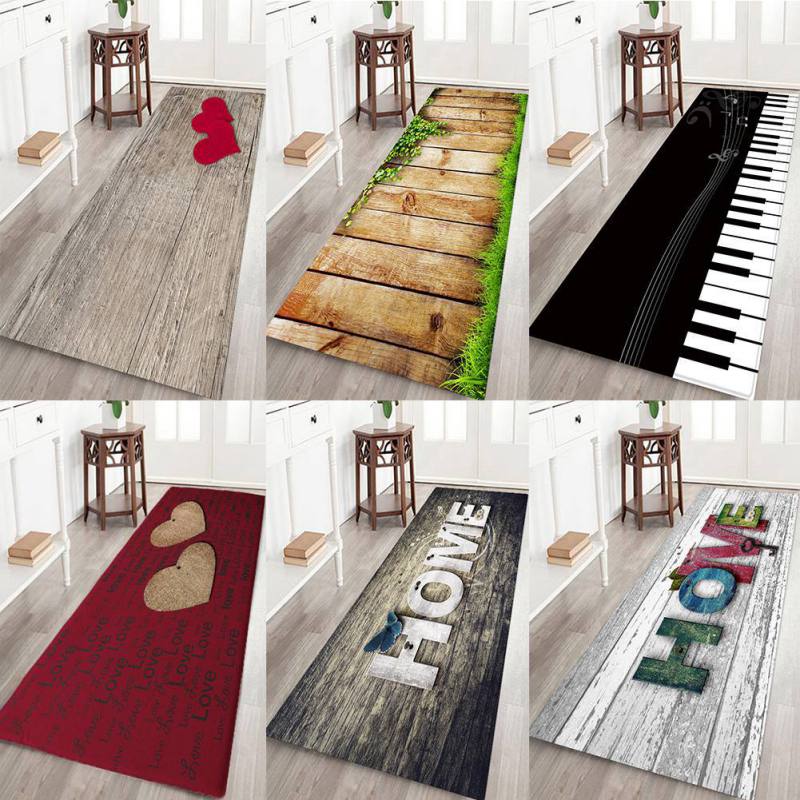 Modern Printed Flannel Area Rug