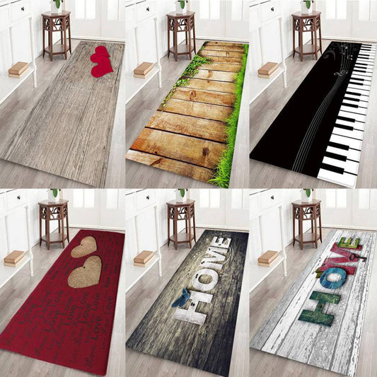 Modern Printed Flannel Area Rug