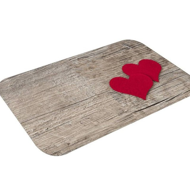 Modern Printed Flannel Area Rug