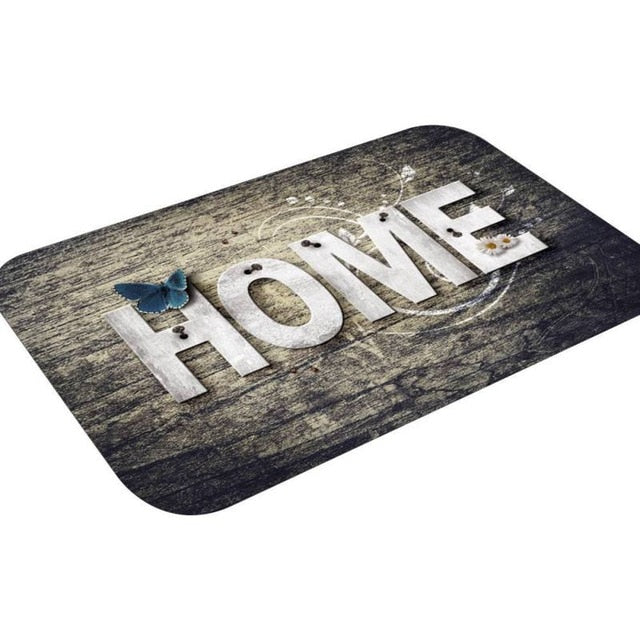 Modern Printed Flannel Area Rug