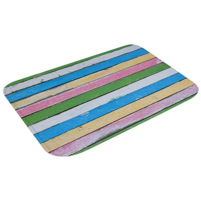 Modern Printed Flannel Area Rug
