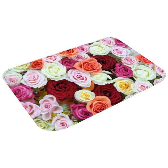 Modern Printed Flannel Area Rug