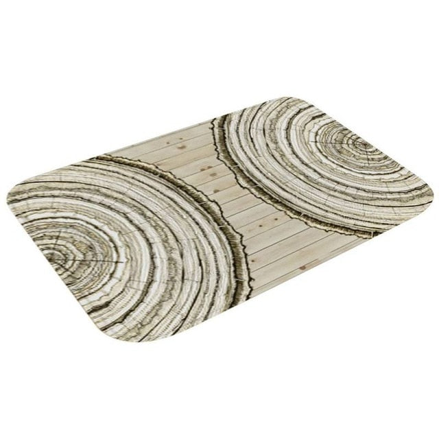 Modern Printed Flannel Area Rug
