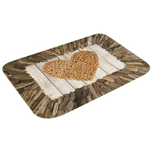 Modern Printed Flannel Area Rug
