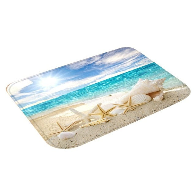 Modern Printed Flannel Area Rug
