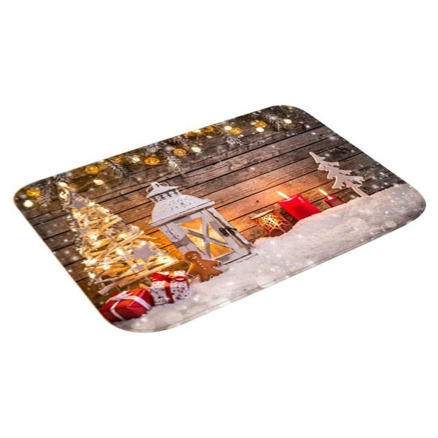 Modern Printed Flannel Area Rug