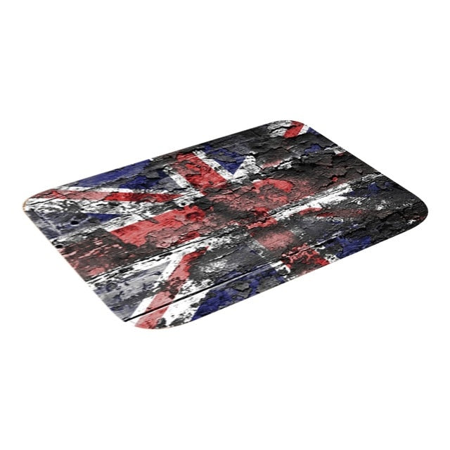 Modern Printed Flannel Area Rug