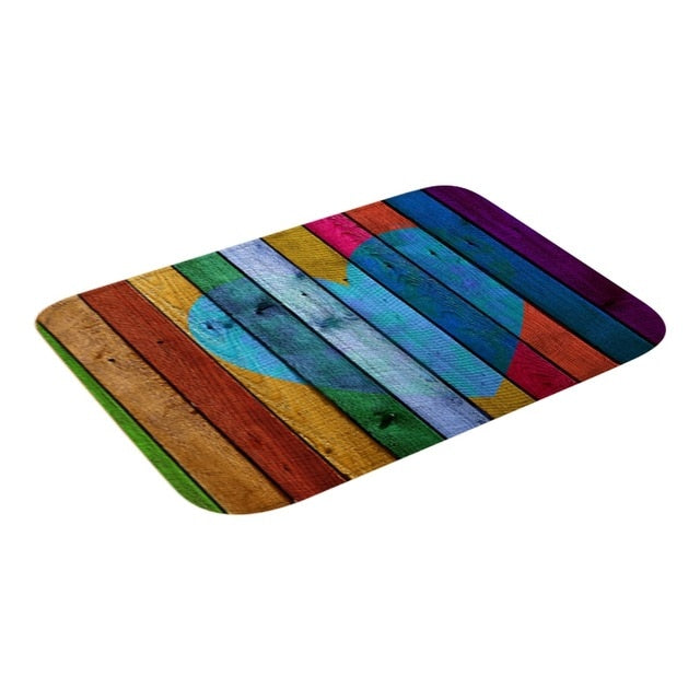 Modern Printed Flannel Area Rug