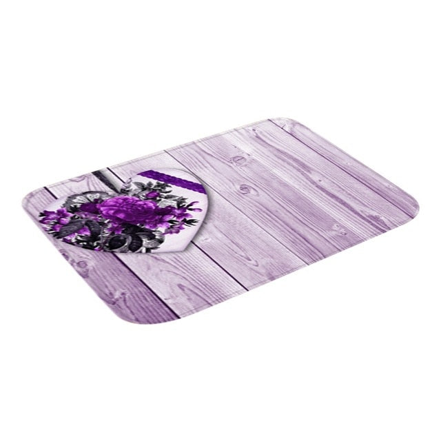 Modern Printed Flannel Area Rug