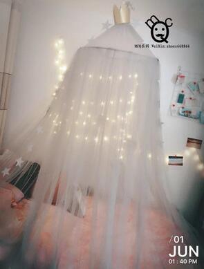 Bedding Dome Bed Canopy Mosquito Net Bedcover Curtain For Baby Kids