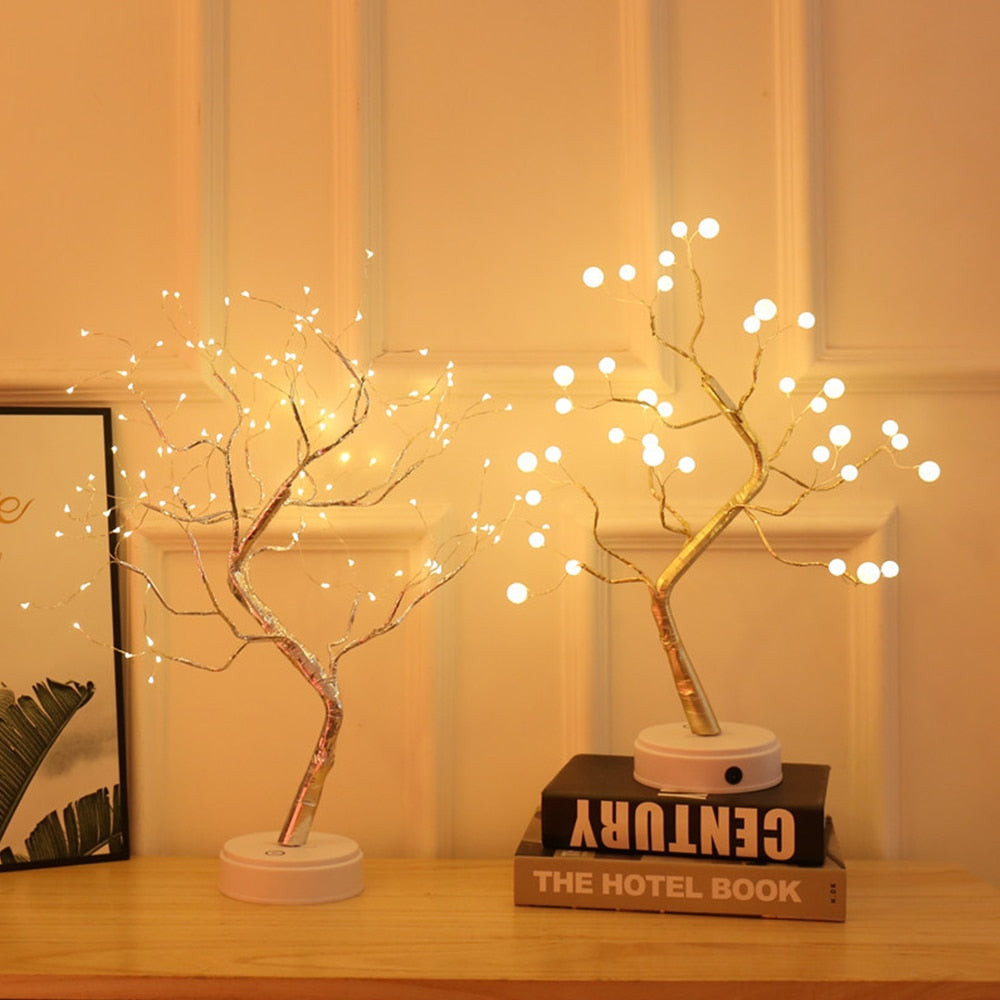 LEDS Night Light Bonsai Tree Light Gypsophila