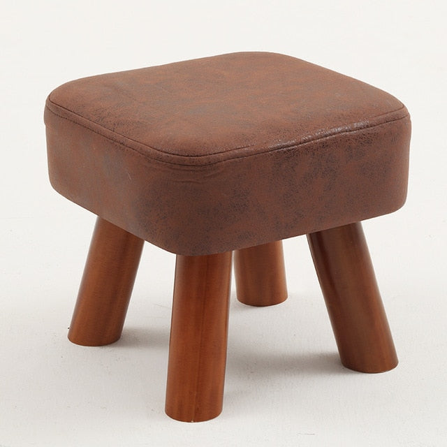 Small family stool wooden