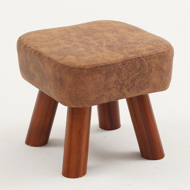 Small family stool wooden