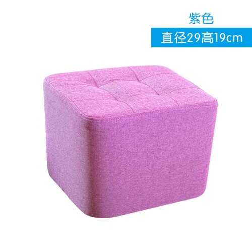 Fabric small sofa stool creative bench chair furniture foot stool