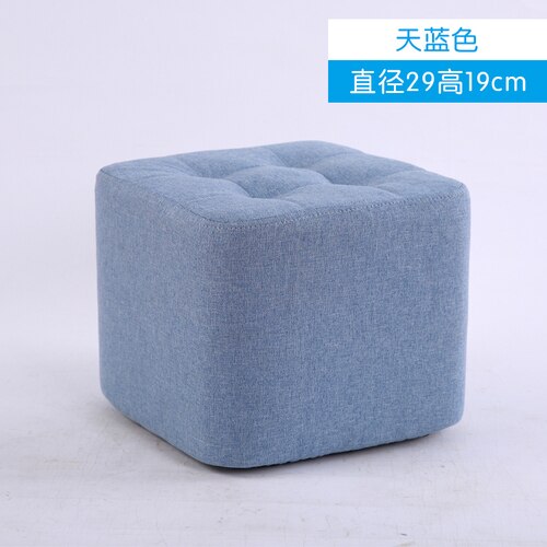Fabric small sofa stool creative bench chair furniture foot stool