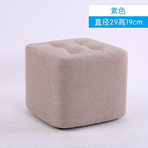 Fabric small sofa stool creative bench chair furniture foot stool