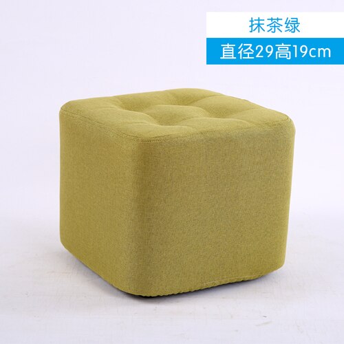 Fabric small sofa stool creative bench chair furniture foot stool
