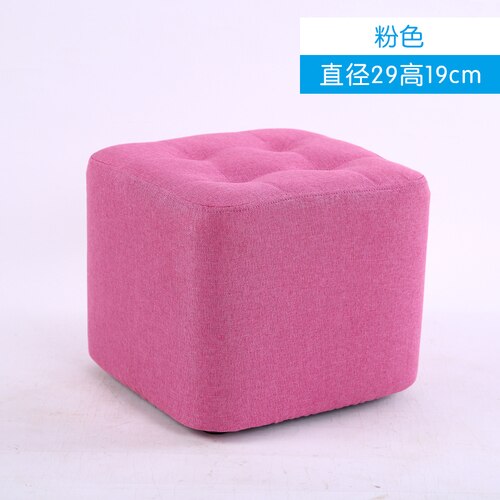 Fabric small sofa stool creative bench chair furniture foot stool