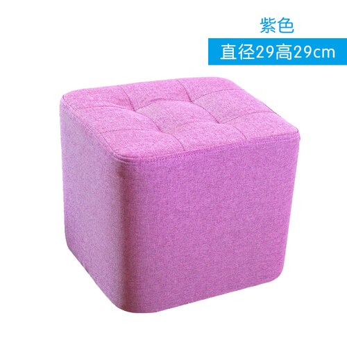 Fabric small sofa stool creative bench chair furniture foot stool