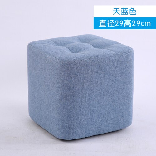 Fabric small sofa stool creative bench chair furniture foot stool