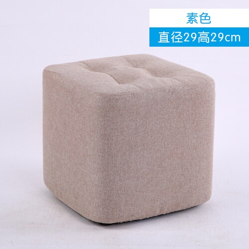 Fabric small sofa stool creative bench chair furniture foot stool