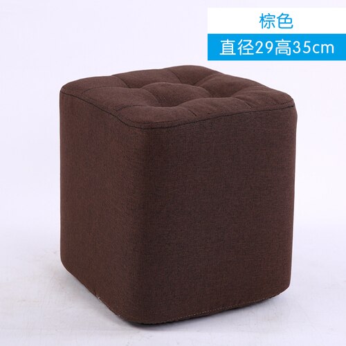 Fabric small sofa stool creative bench chair furniture foot stool