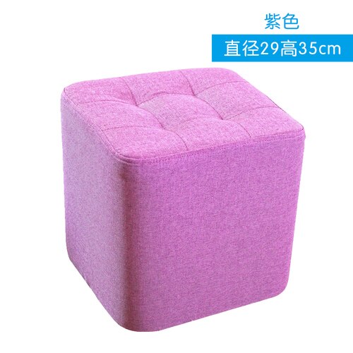 Fabric small sofa stool creative bench chair furniture foot stool