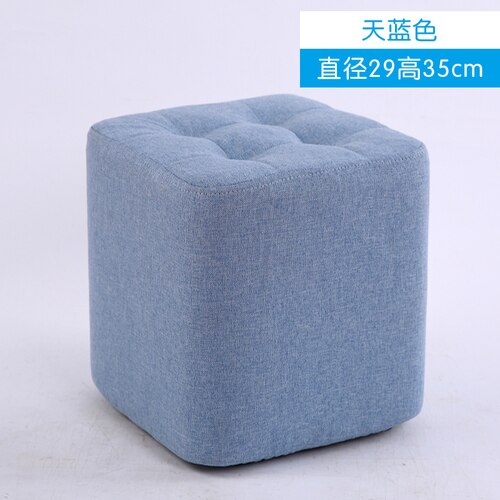 Fabric small sofa stool creative bench chair furniture foot stool