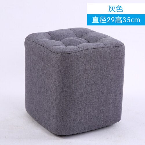 Fabric small sofa stool creative bench chair furniture foot stool